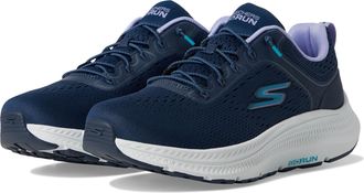 Skechers Womens Go Run Consistent 2.0 Duval, Navy/Lavender, 3 UK
