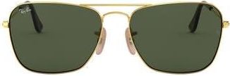 Ray-Ban Caravan 55mm Sunglasses in Gold Dkgrn at Nordstrom Rack
