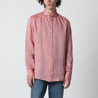 Brunello Cucinelli Orange linen shirt