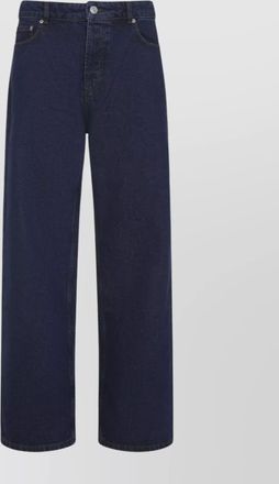Ami denim wide-leg jeans