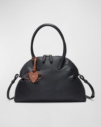 Oryany Adele Zip Leather Tote Bag