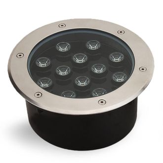 Trade Shop Trade Shop Traesio - Trade Shop - 12w 12 Led Caja Ligera Del Suelo Empotrado Ip68