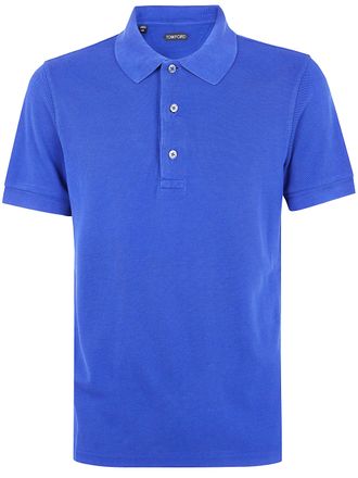Tom Ford Lyocell Piquet Short Sleeves Polo Shirt