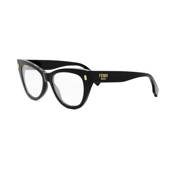 Fendi Glasses, unisex, Black, 53 MM, Roma Round Optical Frame
