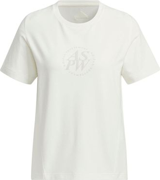 adidas (WMNS) adidas Letter Printed T-Shirt Asia Sizing White JJ3587