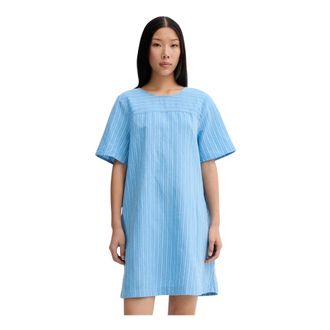 Marc O'Polo Dames, Jurken, Blauw, Maat: XS Katoen