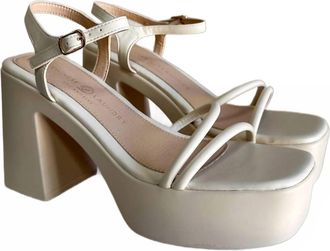 Chinese Laundry Womens Avianna Block Heel In Cream