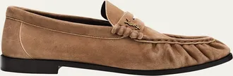 Saint Laurent Le Suede YSL Penny Loafers