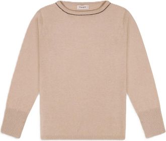 KANGRA Trui met ronde hals - Dames - Ronde hals truien - Beige - M - Truien & Vesten