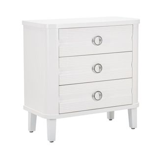 Dmora Cajonera Tribeca, C&oacute;moda Multiusos, C&oacute;moda De Dormitorio, Gabinete Con Cajones, 81x40 H84 Cm, Blanco - Dmora