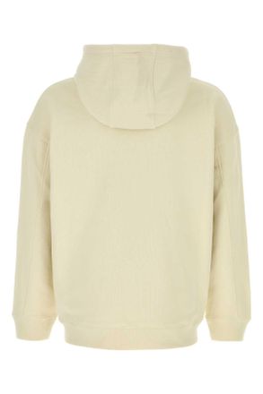 Loewe Mens Ivory Cotton Sweatshirt Ecru Exterior: Felpe Sweater