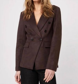 John & Jenn Orson Jacket In Mahogany
