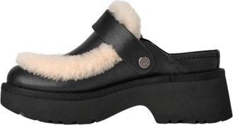 UGG (WMNS) UGG Esmee Leather Clog Mules Black 1171507-BLK