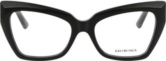 Balenciaga Glasses, female, Black, Size: 53 MM Stylish Optical Glasses Bb0275O
