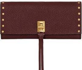 Rebecca Minkoff Darren Leather Continental Wallet in Cherrywood at Nordstrom Rack