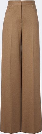Max Mara Camel hair and wool-blend wide-leg pants