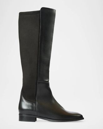 Aquatalia 25mm Sabrena Waterproof Leather Knee-High Boots
