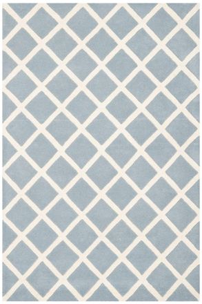 Safavieh Alfombra lana blu/neutrale 122 x 183 cm