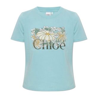 Chlo&eacute; Dames, Tops, Blauw, Maat: M Katoen