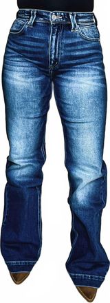Kancan The Durango High Rise Flare Jean In Dark Wash