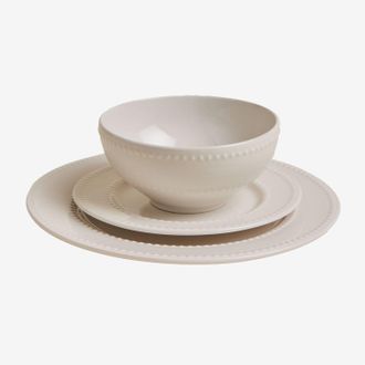 Sklum Vajilla En New Bone China De 12 Piezas Borela Sklum