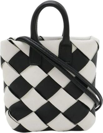 Bottega Veneta Pre-owned Mini Bags, male, Multicolor, Size: ONE SIZE Pre-owned Leather Mini Bag Keyring