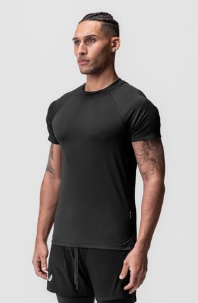 ASRV AeroSilver Fitted Tee in Black at Nordstrom, Size Xx-Large