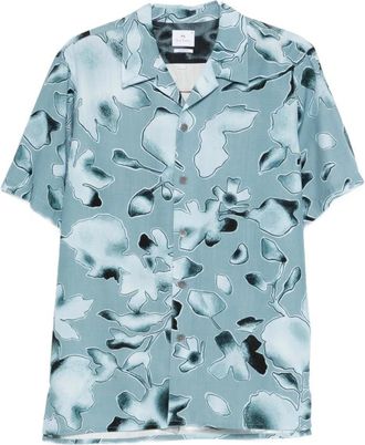 Paul Smith Shirt met Print - Heren - Korte mouwen Overhemden - Veelkleurig - S - Overhemden