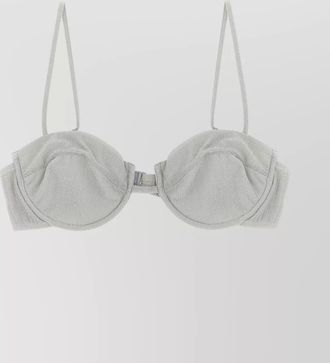 MC2 Saint Barth metallic bikini top