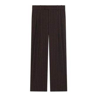 Dr&ocirc;le de Monsieur Broeken, Heren, Bruin, M, Wol, Le Pantalon Pinstripes