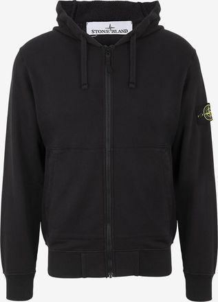 Stone Island Kapuzensweatjacke aus Baumwolle 6100042