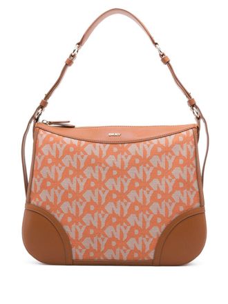 DKNY medium Gramercy shoulder bag - women - Polyester/Calf Leather - OS - Neutrals