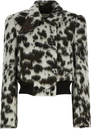 Dries Van Noten Jassen, Dames, Bruin, S, Wol, Vudy Jacket