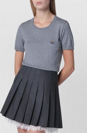 Vivienne Westwood cashmere cotton ribbed short-sleeve top