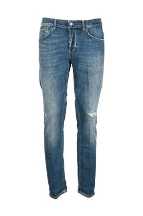 Dondup Slim-Fit Denim Jeans with Subtle Distressing