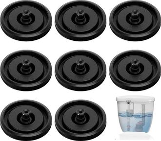 OEM Paquete De 8 Juntas Para V&aacute;lvula De Llenado De Inodoro - V&aacute;lvula De Flotador Multipresi&oacute;n - 242mp071 242 - Negro