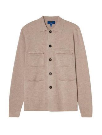 Robert Talbott Landon Sweater Jacket in Sand at Nordstrom, Size Xx-Large