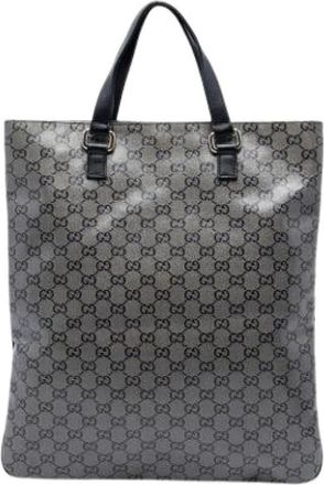 Gucci Pre-owned Tote Bags, female, Gray, Size: ONE SIZE Pre-owned Vintage Tote Bag
