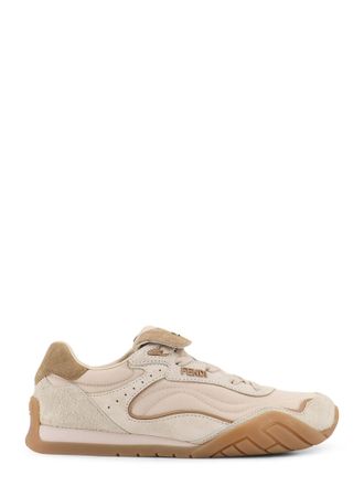 Fendi Fendi Wave Pulse Suede Sneakers