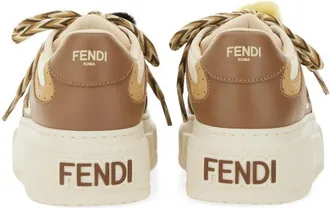 Fendi Match Sneakers - Beige