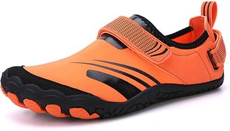 Generic Lightweight Stylish Indoor Gym Sports Shoes for Women - Breathable Quick-Dry Hiking Swimming Shoes for Men Women (Orange,10.5)