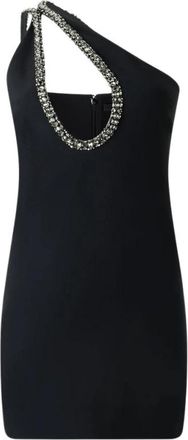 Roberto Cavalli Mini Jurk Met Bewerkt Decollet&eacute; - Dames - Feestkleedjes - Zwart - L - Kleedjes