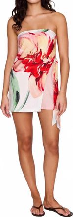 Minkpink Zinnia Macro Floral Print Mini Dress In Multi