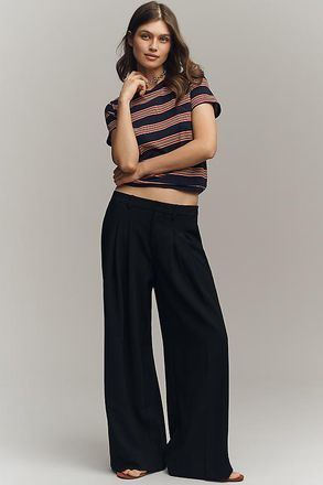 Maeve The Avery Low-Rise Trousers by Maeve Pants