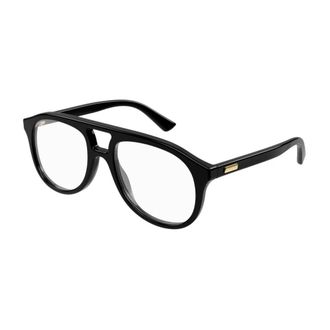 Gucci Glasses, unisex, Black, Size: 54 MM Stylish Black Sunglasses