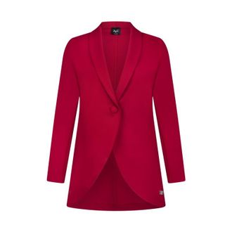 19V69 Womens Blazer Bordeaux MONO - Bordo Viscose - Size X-Large