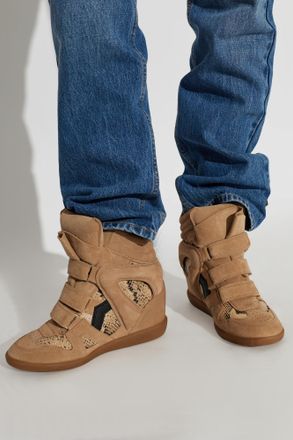 Isabel Marant Bekett Wedge Sneakers, Womens, Brown