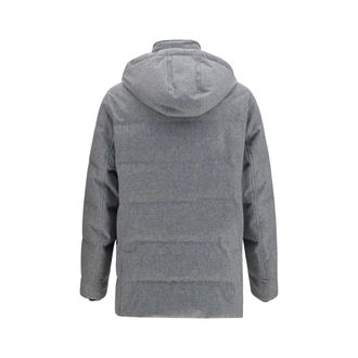 Brunello Cucinelli Cashmere Down Jacket - Gray