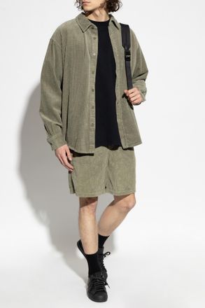 American Vintage T-shirt With Printed Logo, Mens, Black