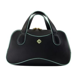 Casablanca Top Handle Bag Black
